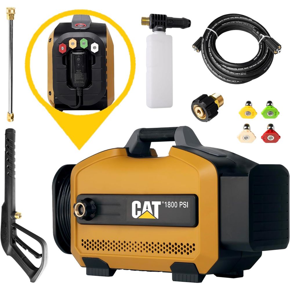 Pressure Washer Foam Gun - 1800 PSI 2.0 GPM Electric Pressure