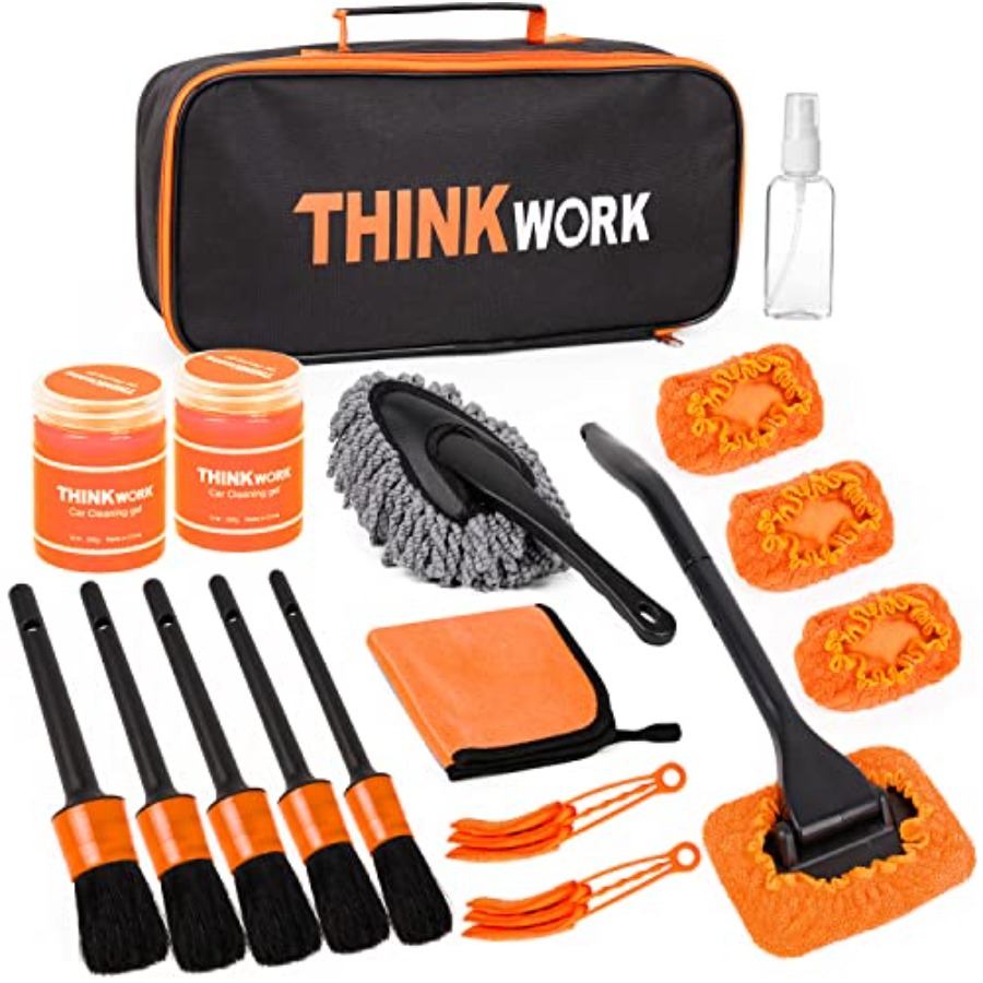 Interior Detailing Kit - Windshield Cleaner Tool, Car Detailing Kit