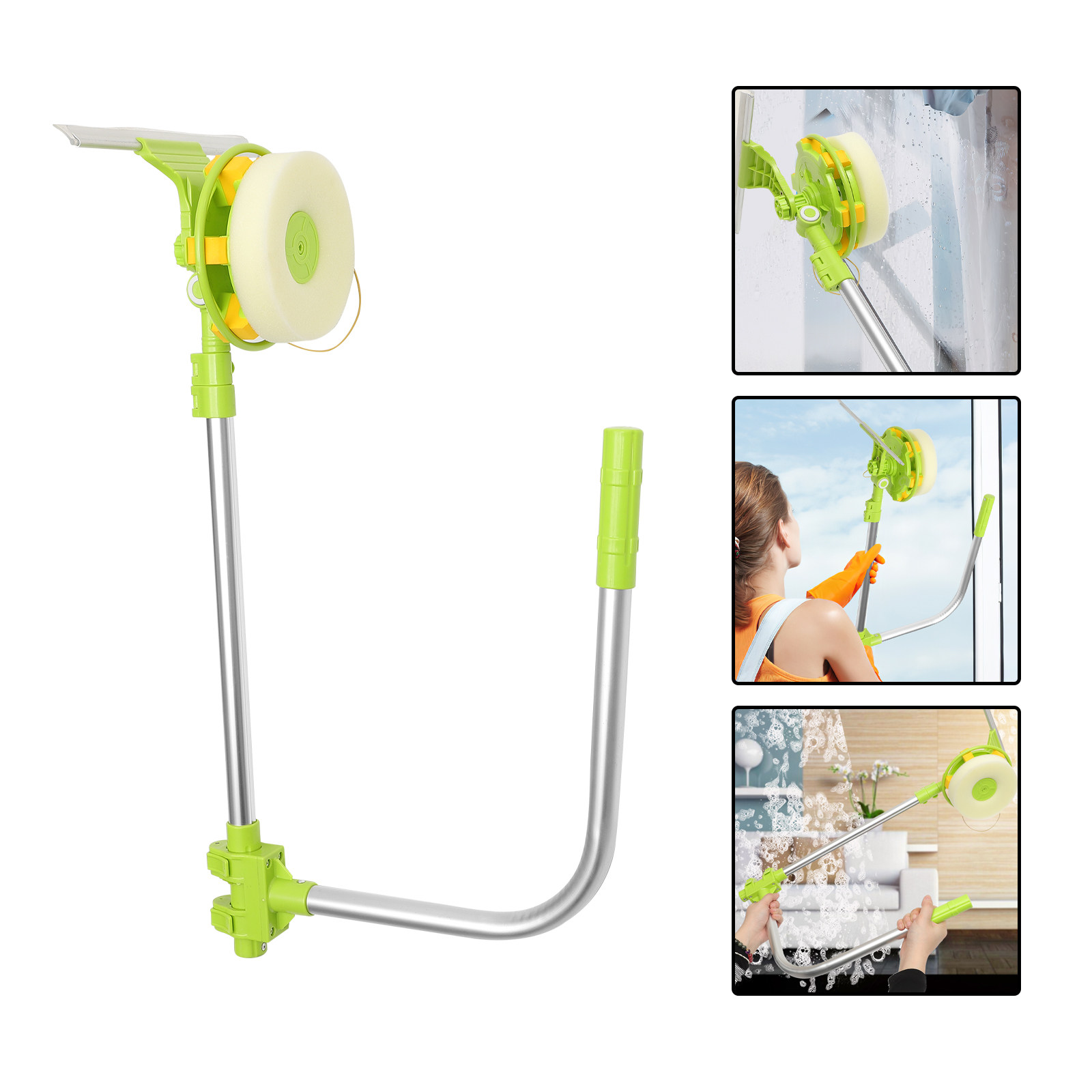 Glass Cleaner Streak - Telescopic Window Cleaner Window Glass Wiper