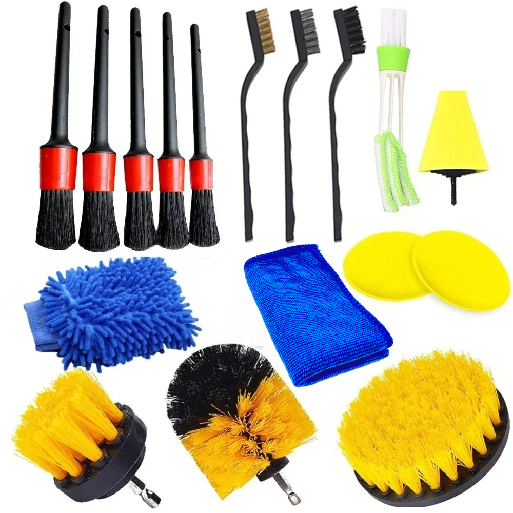 Detailing Brush Set - New Car Detailing Cleaning Kit Car