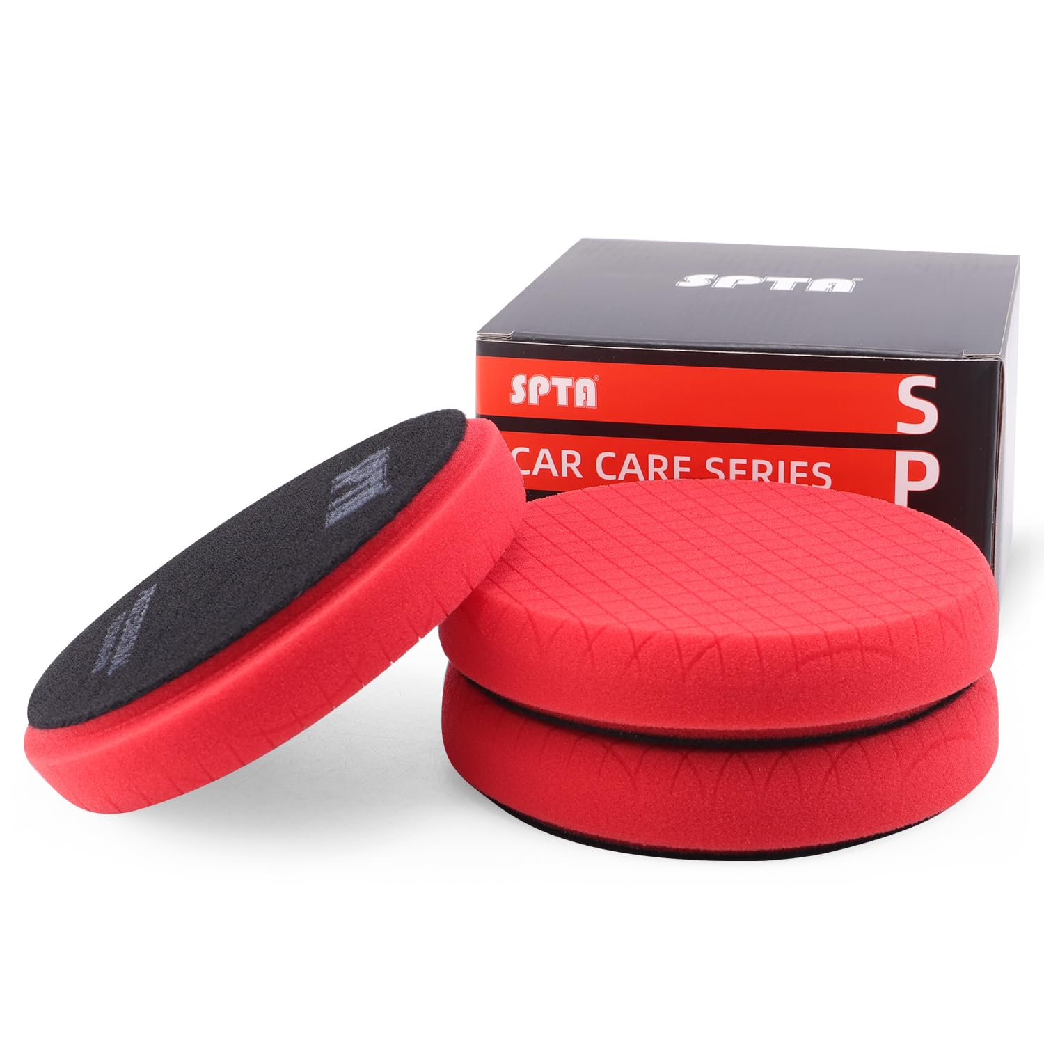 Polish Pad Set Buffer - Red Ultra-Fine Polishing Pad Set, 3Pcs