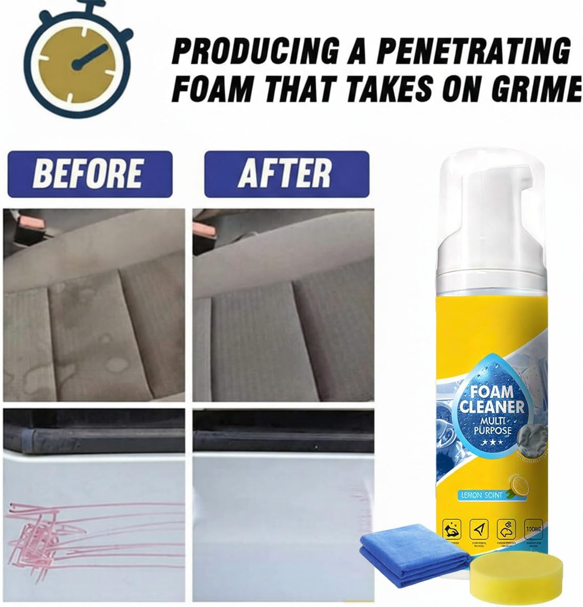 New 150ML Portable Multipurpos - مراجعة Leather Cleaner Interior وسعره
