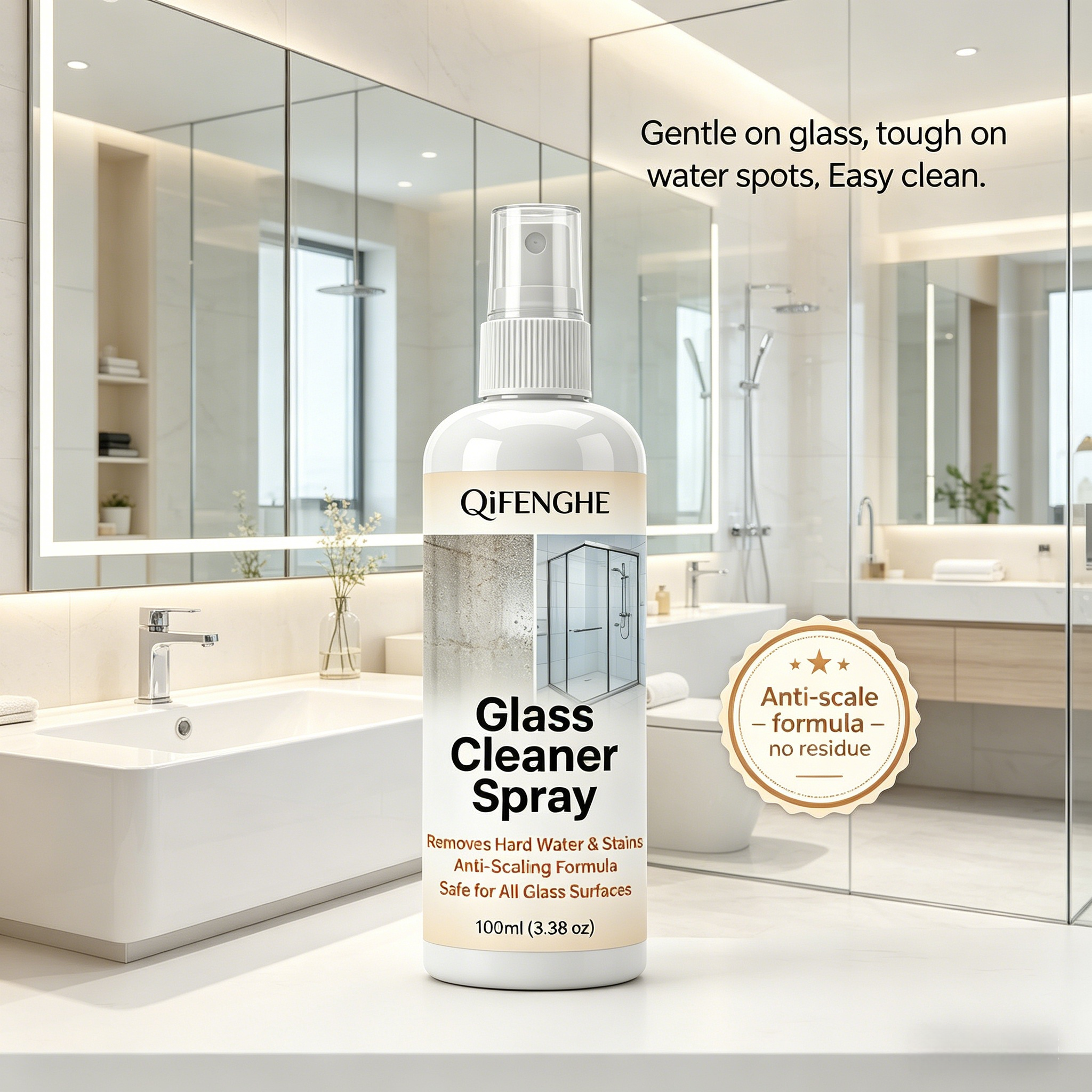 Instant Hard Water Stain Remov - مراجعة Glass Cleaner Streak وسعره