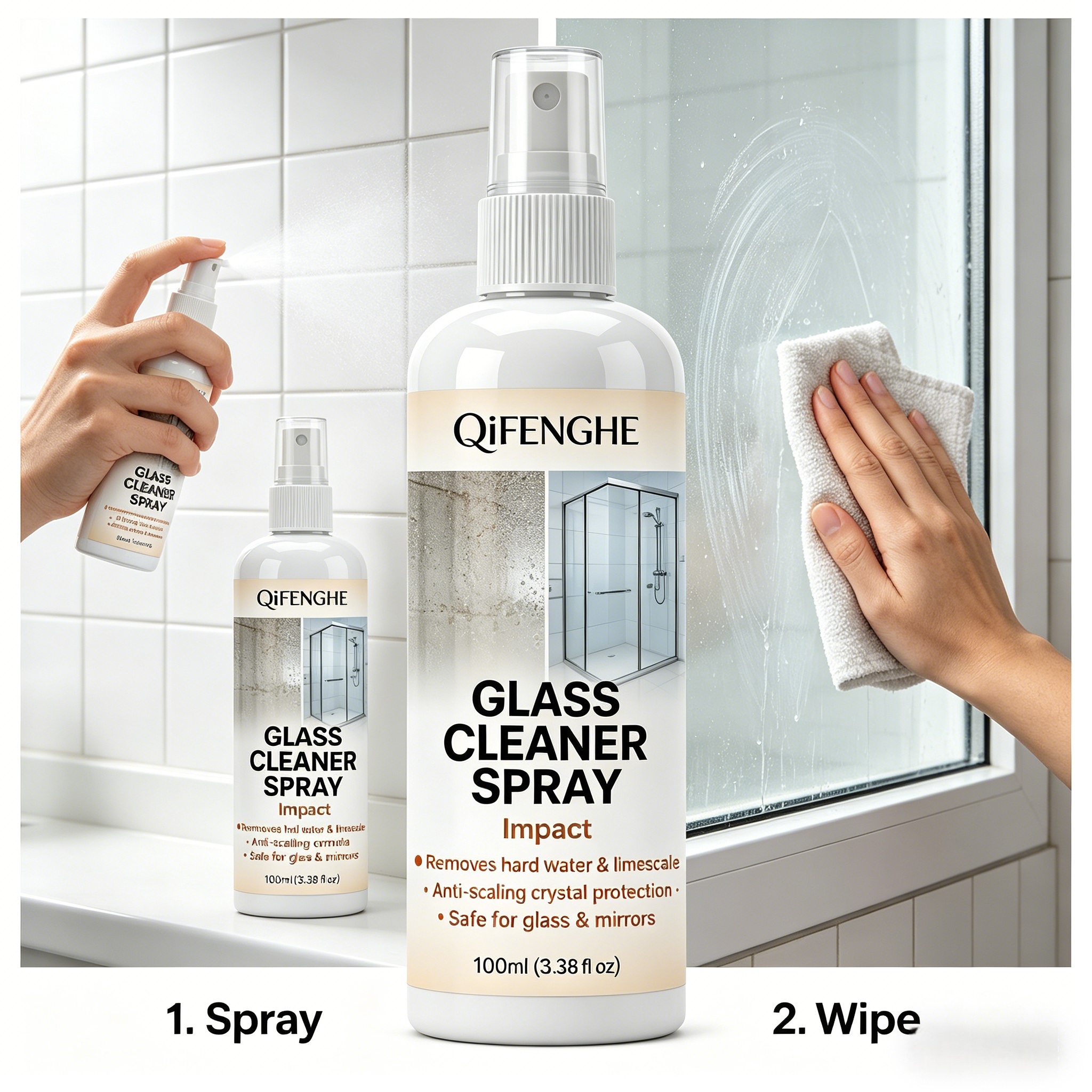 Instant Hard Water Stain Remov - مراجعة Glass Cleaner Streak وسعره