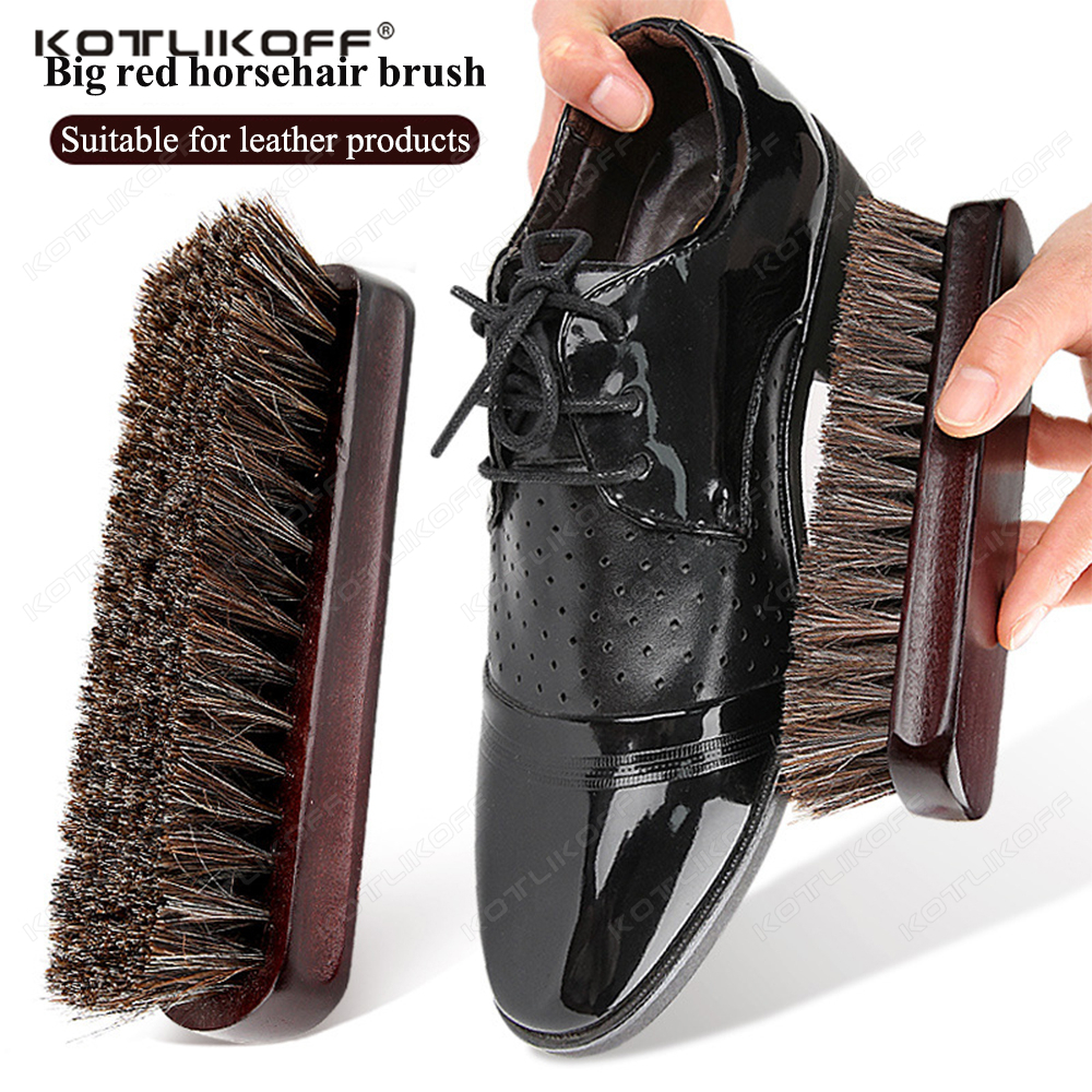 Premium Horsehair Shoe Brush F - مراجعة Dirt Brush Interior وسعره