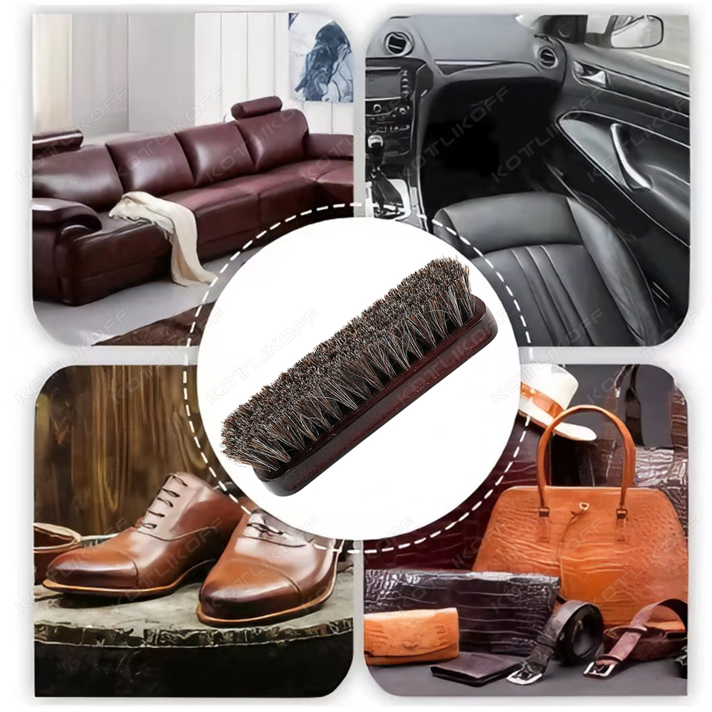 Premium Horsehair Shoe Brush F - مراجعة Dirt Brush Interior وسعره