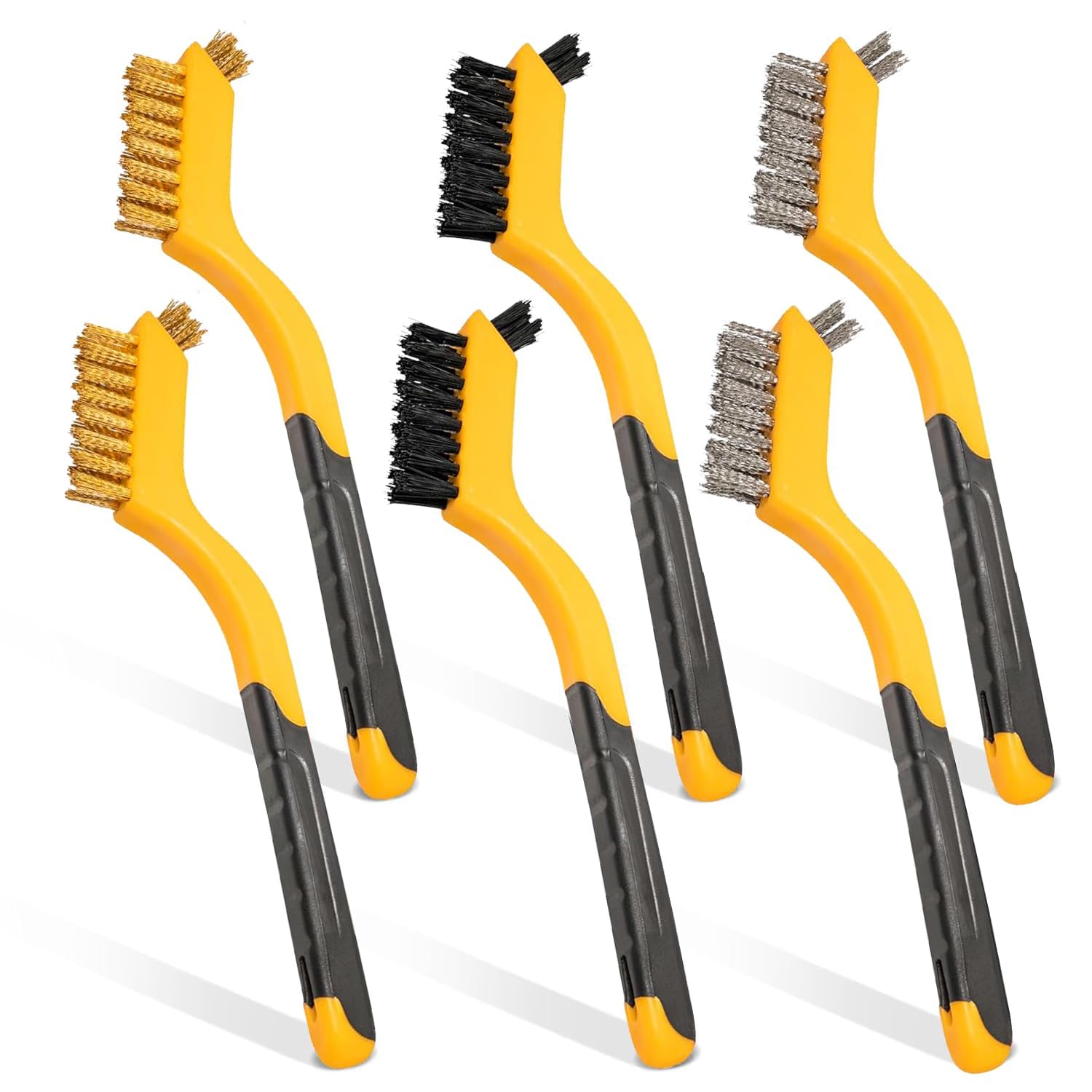 6-Piece Wire Brush Set: Brass, - مراجعة Detailing Brush Set وسعره