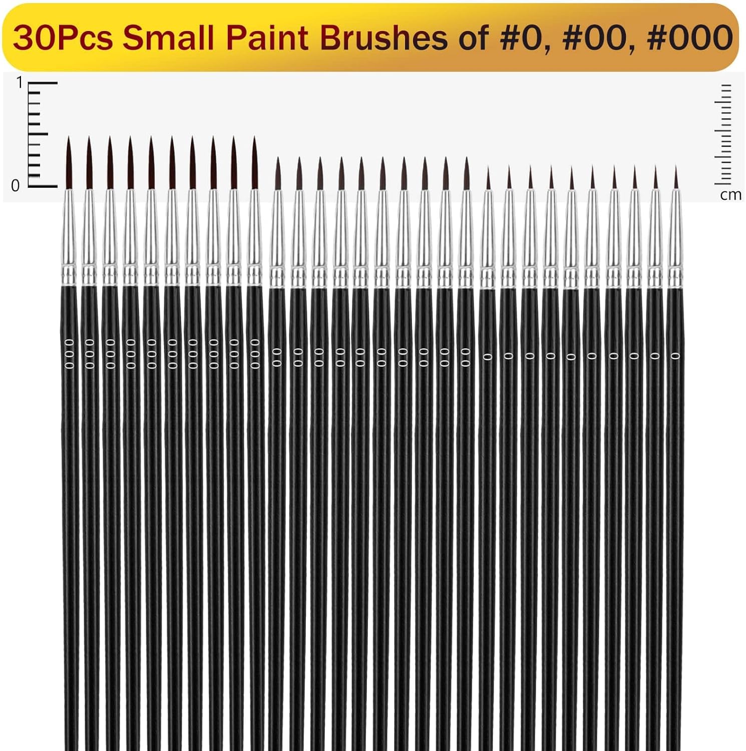 30 Pcs Fine Detail Paint Brush - مراجعة Detailing Brush Set وسعره
