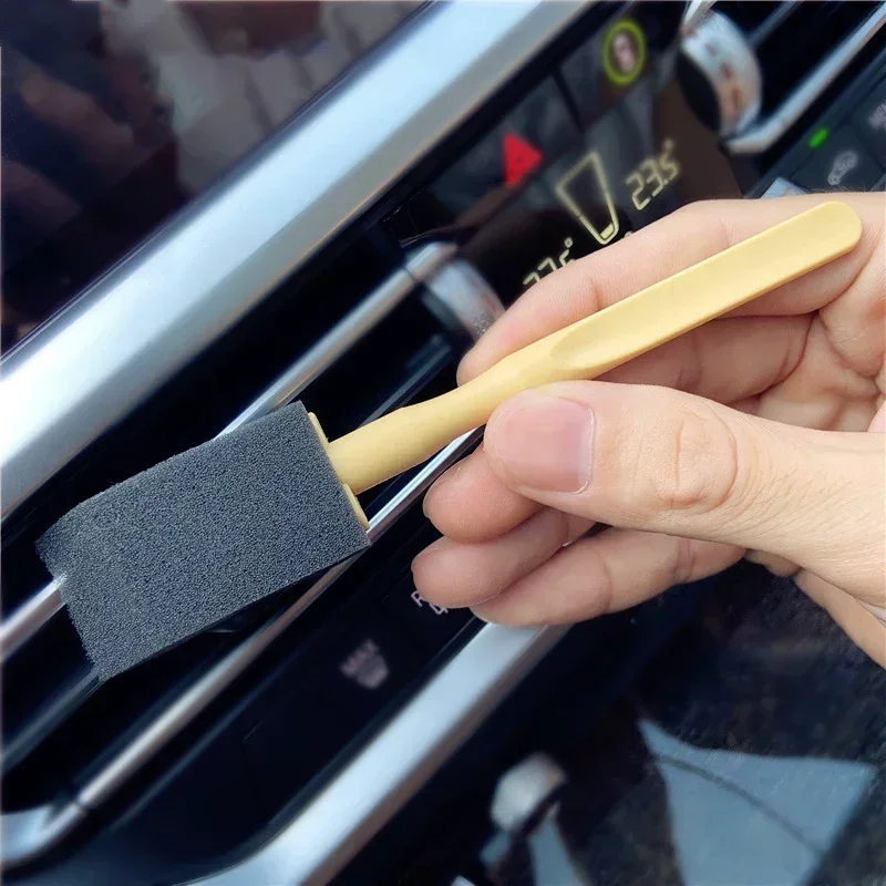 5Pcs Car Air Outlet Sponge Bru - مراجعة Dirt Brush Interior وسعره