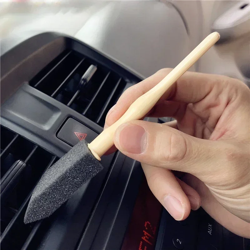 5Pcs Car Air Outlet Sponge Bru - مراجعة Dirt Brush Interior وسعره