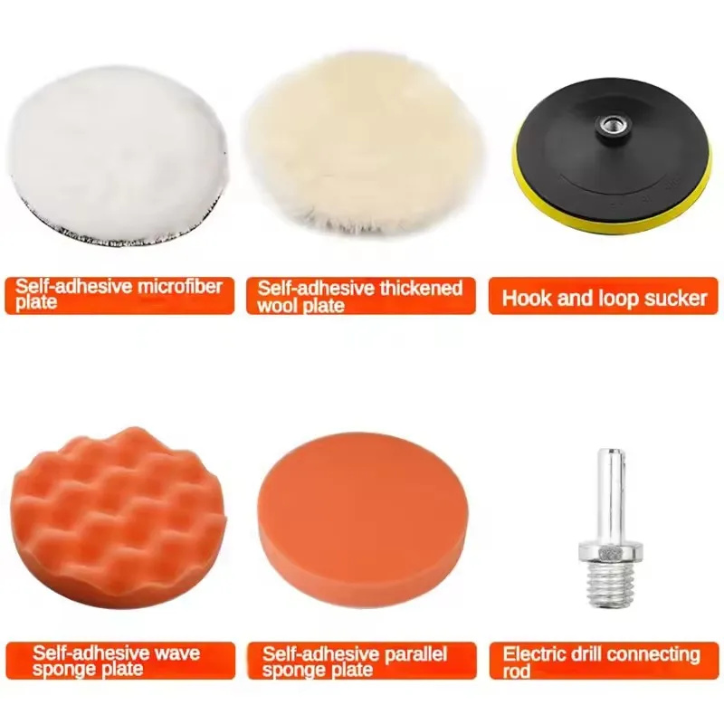6pcs/8pcs/set Car Polishing Sp - مراجعة Polish Pad Set Buffer وسعره