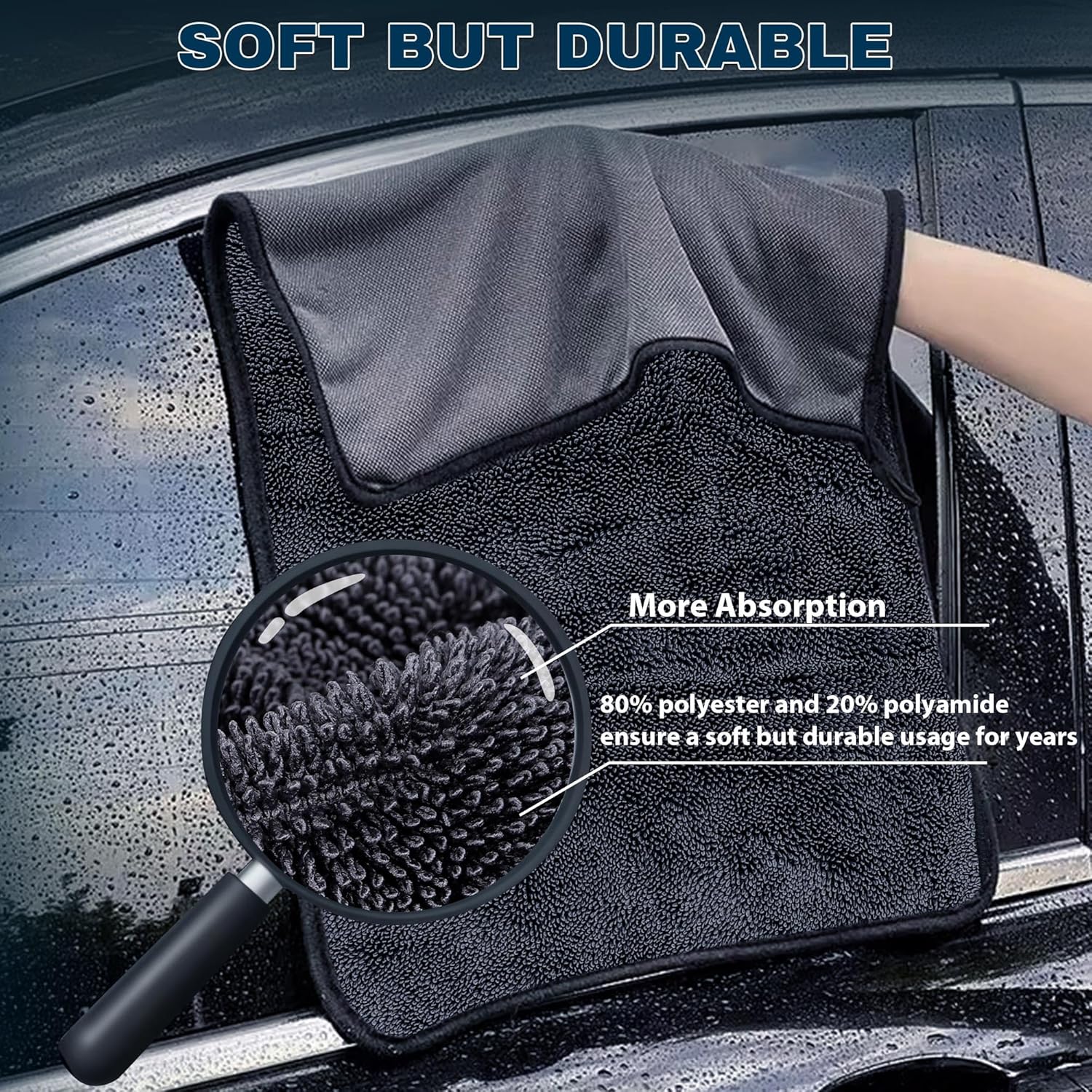 4PCS Microfiber Car Drying Tow - مراجعة Microfiber Towel Detailing وسعره