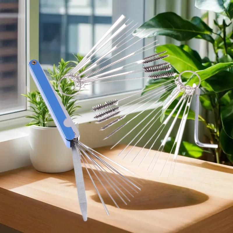 1 set of cleaning needles, bru - مراجعة Car Cleaning Brush وسعره