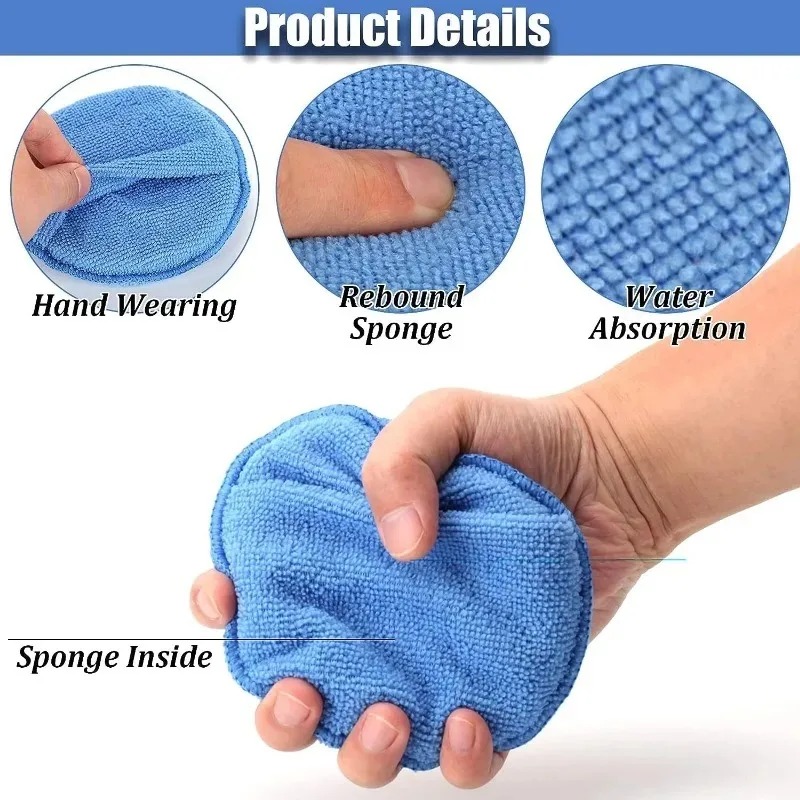 10Pcs Car Detailing Applicator - مراجعة Wax Applicator Pad وسعره