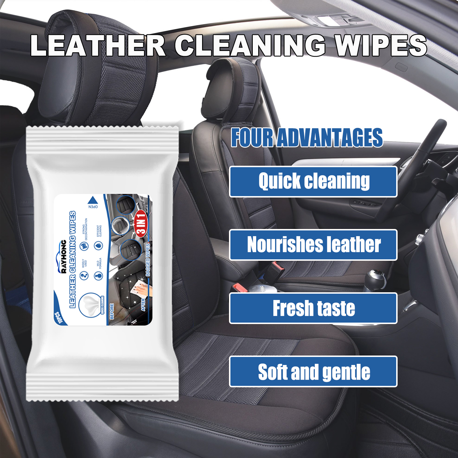 Rayhong Car Leather Cleaning W - مراجعة Dirt Brush Interior وسعره