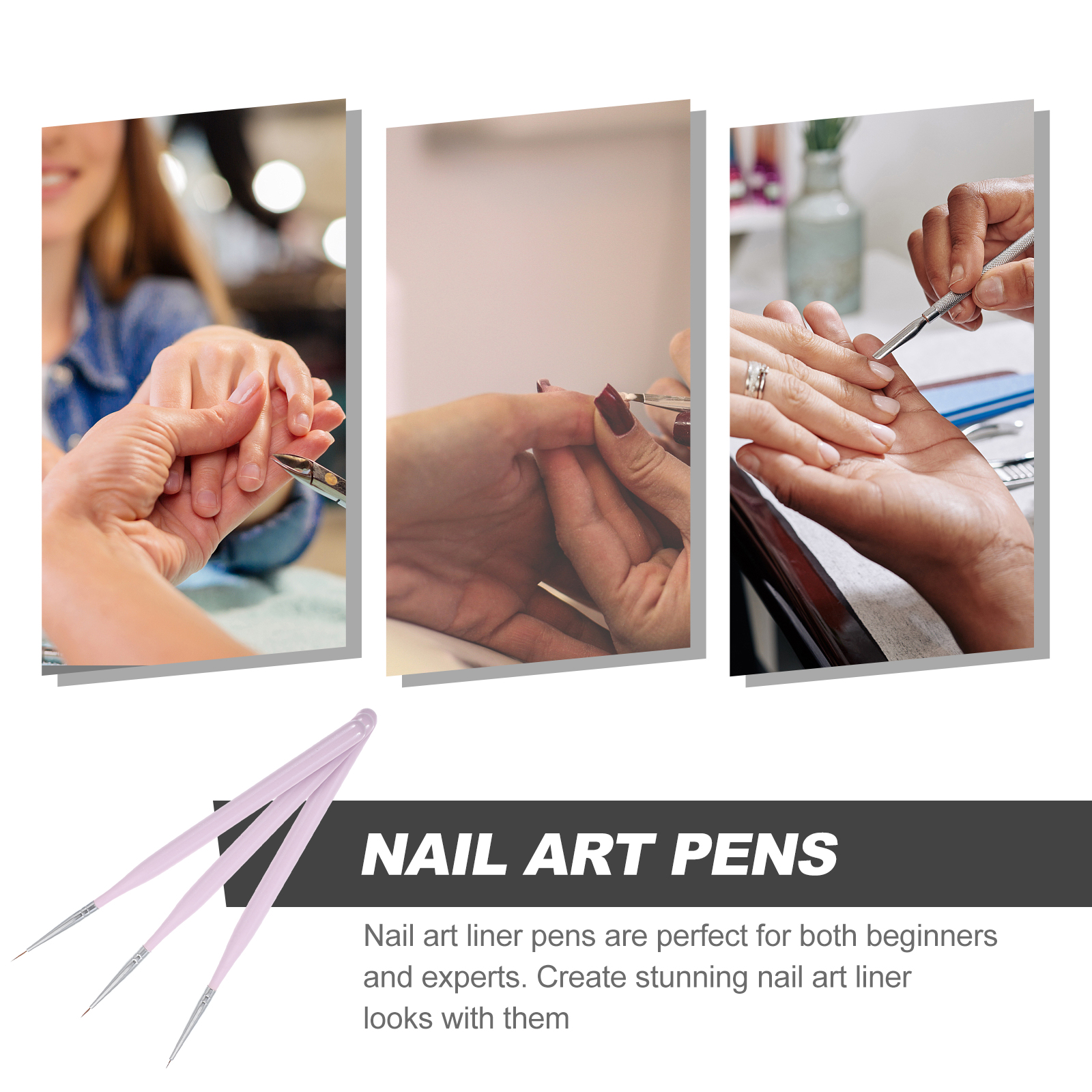 3Pcs Nail Art Brush Set Fine T - مراجعة Detailing Brush Set وسعره