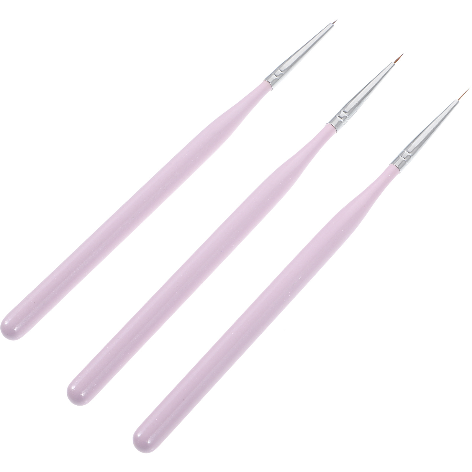 3Pcs Nail Art Brush Set Fine T - مراجعة Detailing Brush Set وسعره