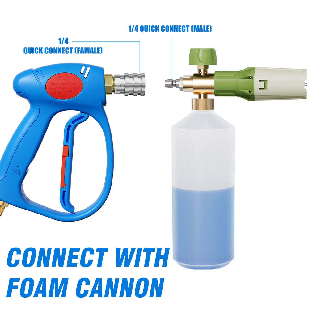 Aluminum Foam gun Lance Foam c - مراجعة Foam Cannon Car Wash وسعره