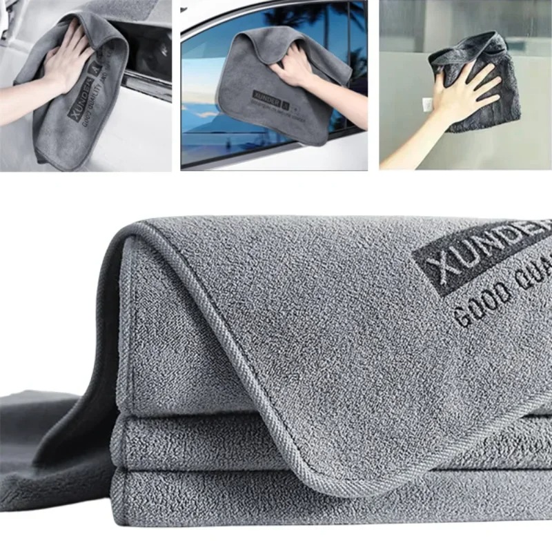 Grey Microfiber Car Cleaning T - مراجعة Microfiber Towel Detailing وسعره