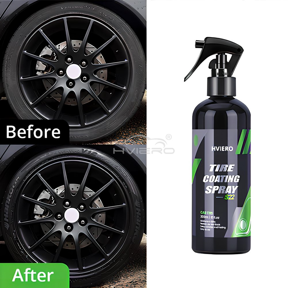 Car auto Tyre Gloss Tire Coati - مراجعة Tire Shine Spray Sealant وسعره