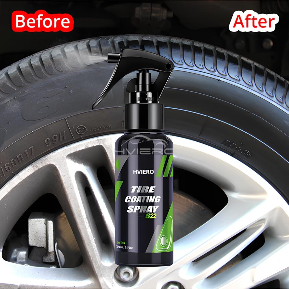 Car auto Tyre Gloss Tire Coati - مراجعة Tire Shine Spray Sealant وسعره