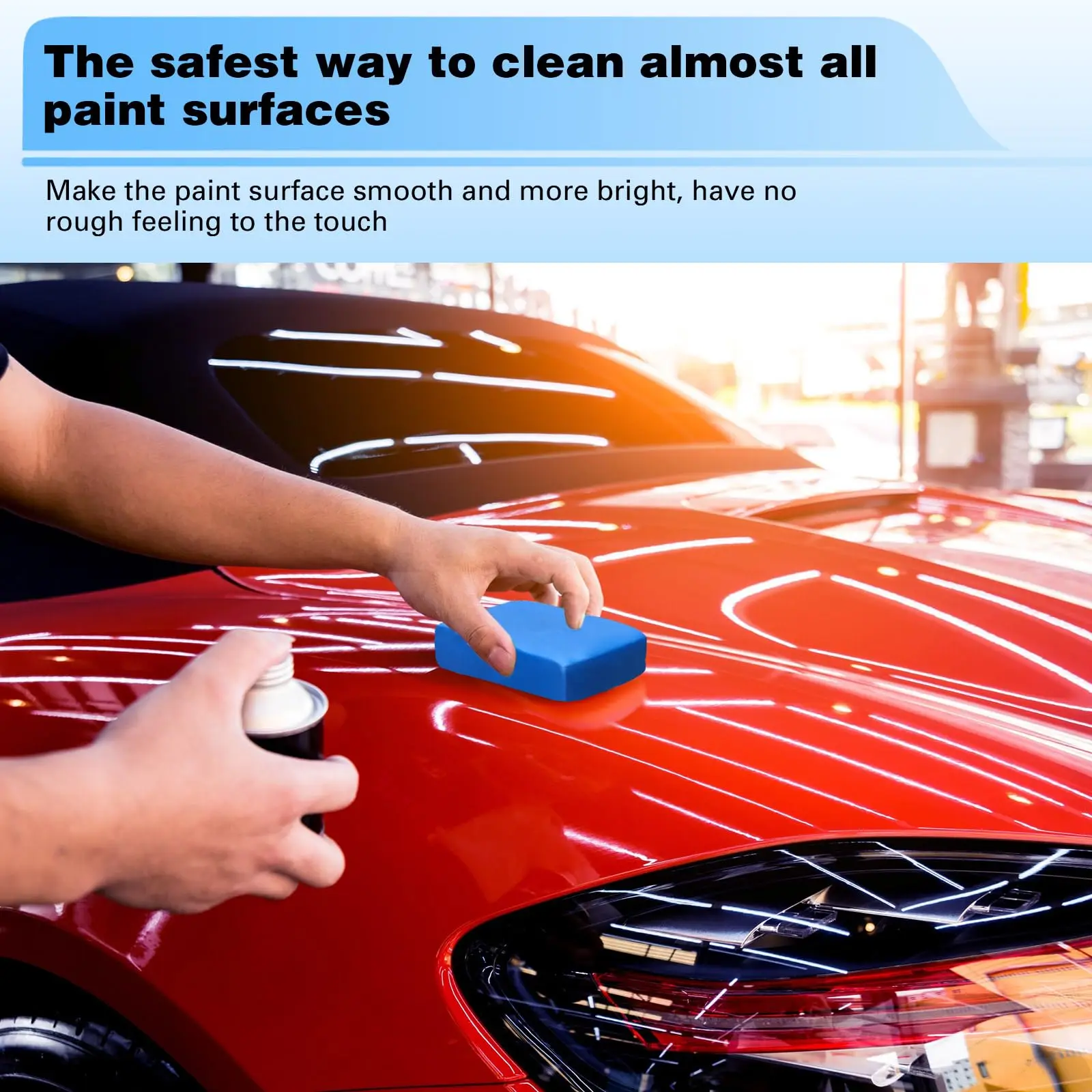 1-10Pcs Car Cleaning Clay Bar  - مراجعة Clay Bar Lubricant وسعره