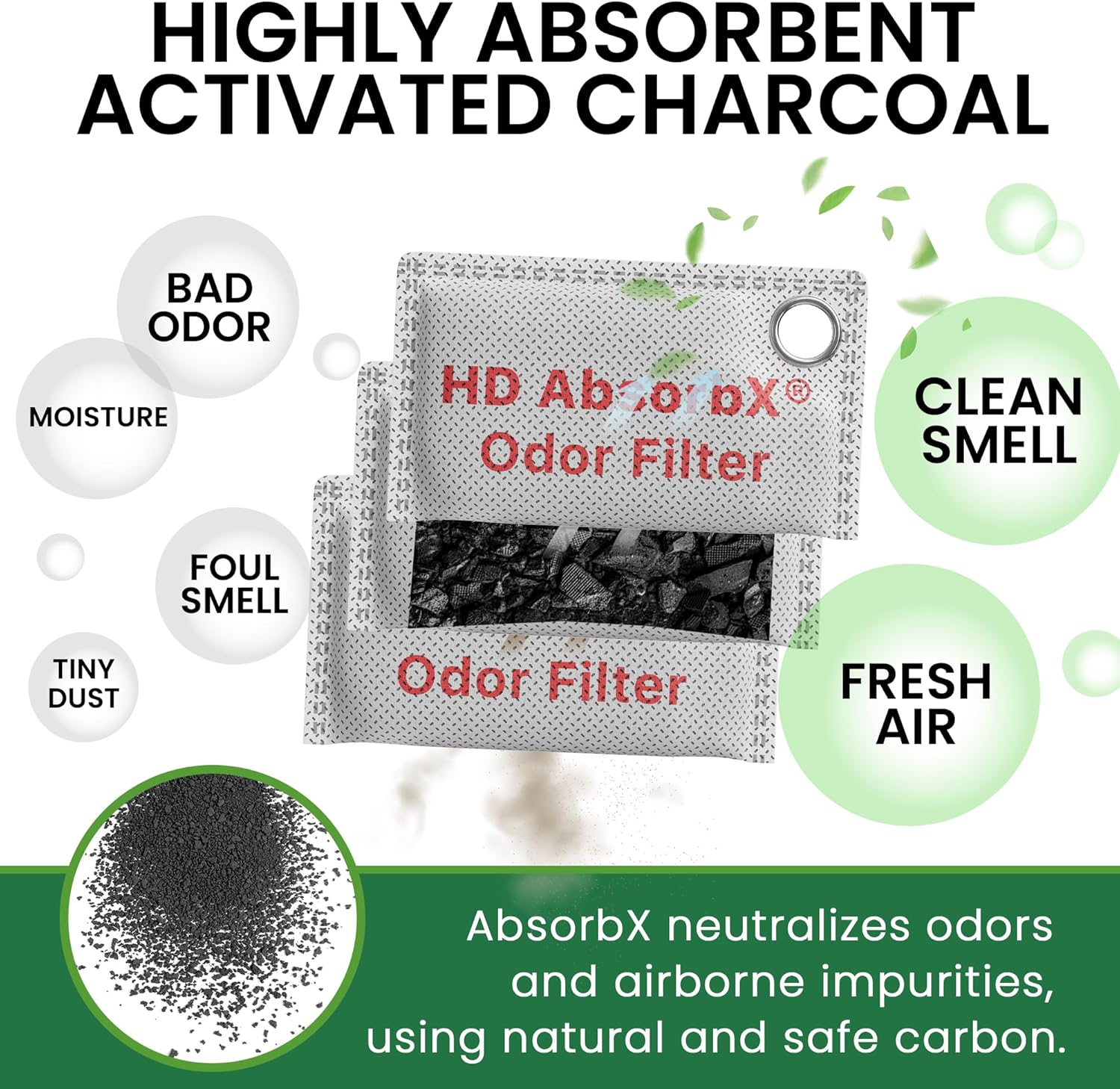 Activated Charcoal Air Purifyi - مراجعة Odor Eliminator Car وسعره