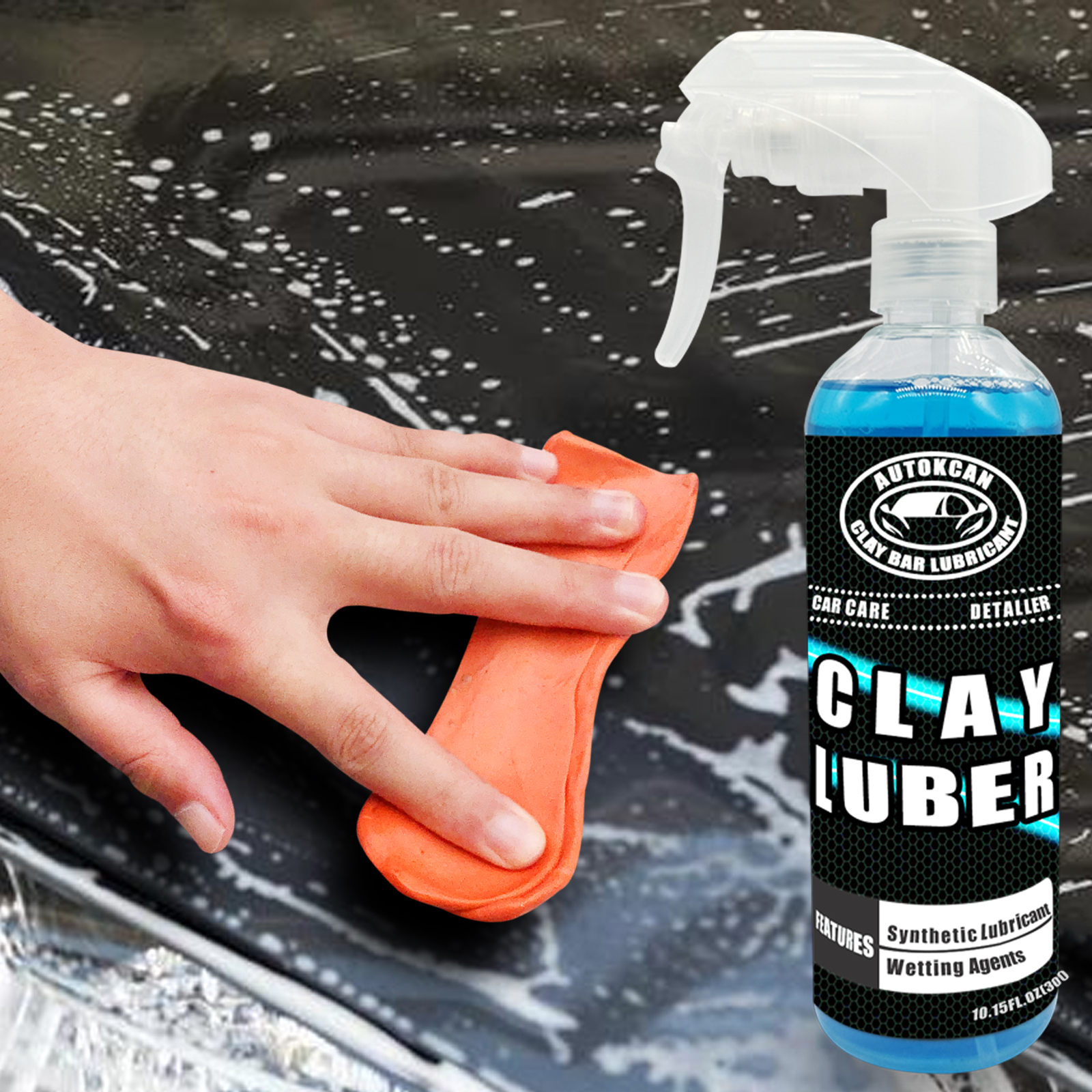 200G Car Clay Bar And 300ml Ma - مراجعة Clay Bar Lubricant وسعره