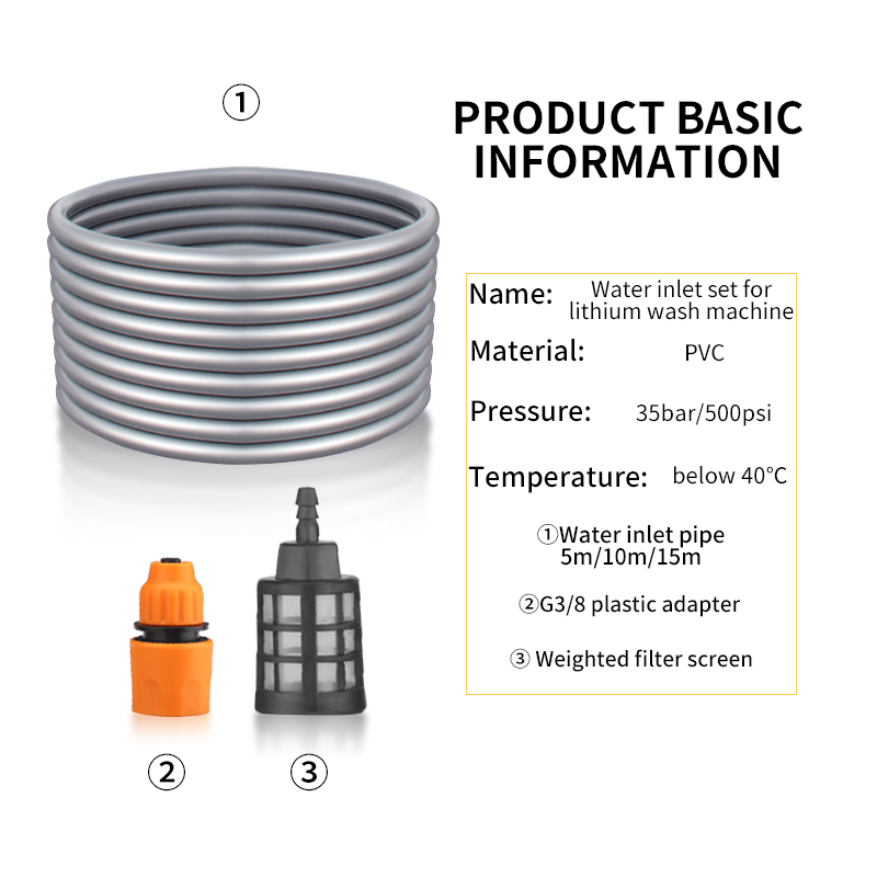G3/8 Water Inlet Pipe Set For  - مراجعة Car Shampoo Ph وسعره