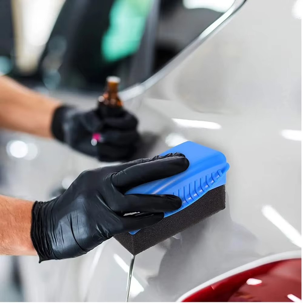 Car Wheel Sponge Brushes (w/ o - مراجعة Wax Applicator Pad وسعره
