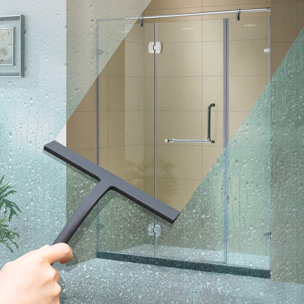 Matte Black Silicone Squeegee  - مراجعة Glass Cleaner Streak وسعره