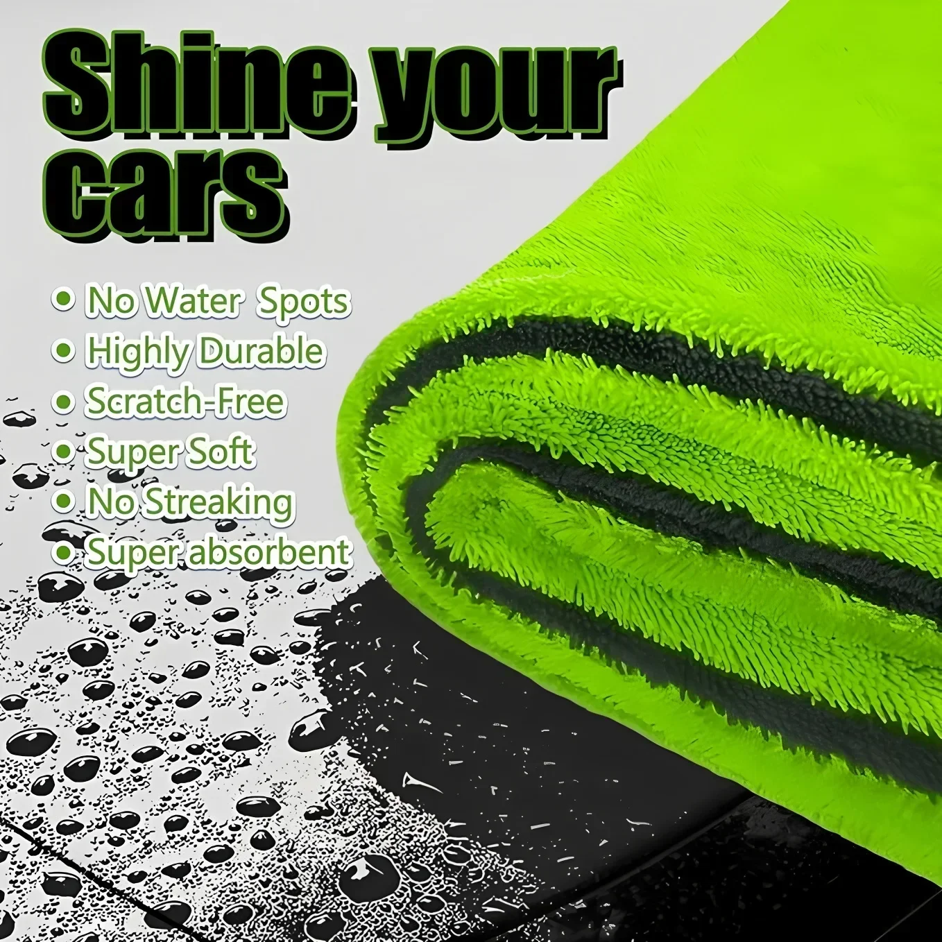 Microfiber Car Wash Towel Doub - مراجعة Microfiber Towel Detailing وسعره
