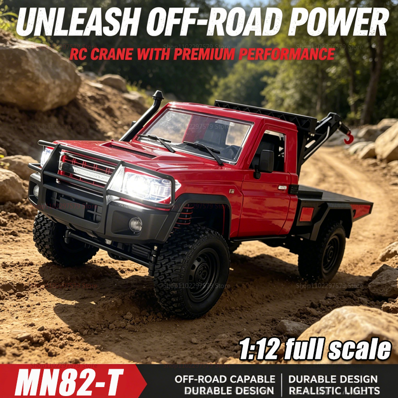 New MN82T RC Crawler 2.4G 4WD  - مراجعة Dirt Brush Interior وسعره