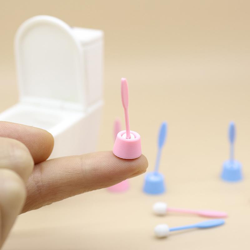 1 Set Mini Simulation Toilet B - مراجعة Detailing Brush Set وسعره