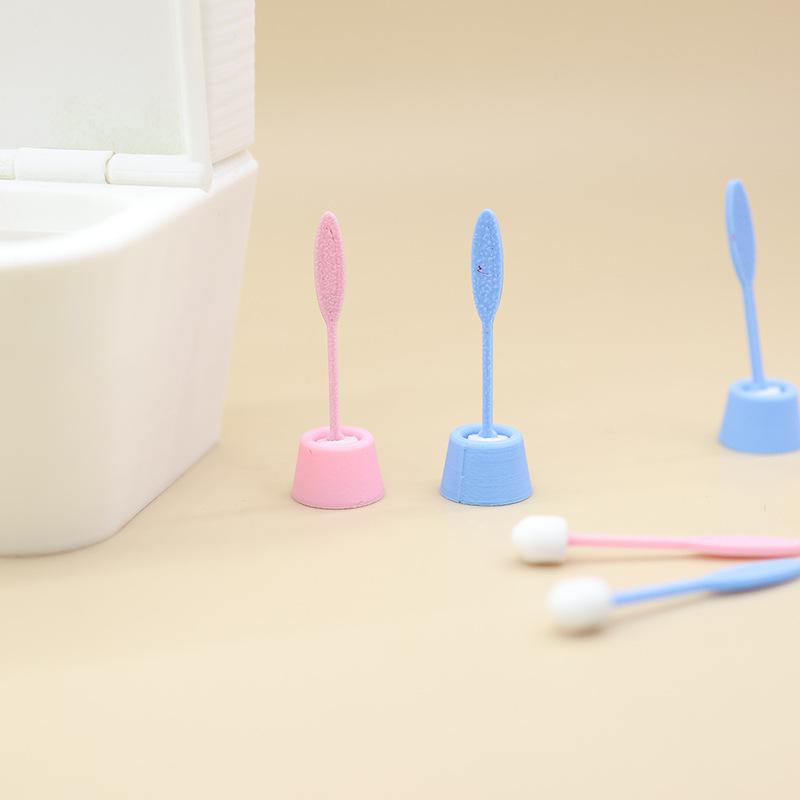 1 Set Mini Simulation Toilet B - مراجعة Detailing Brush Set وسعره
