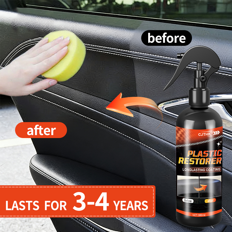 Car Plastic Restorer Back To B - مراجعة Leather Cleaner Interior وسعره