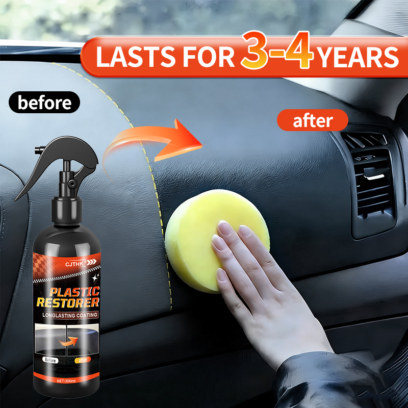 Car Plastic Restorer Back To B - مراجعة Leather Cleaner Interior وسعره