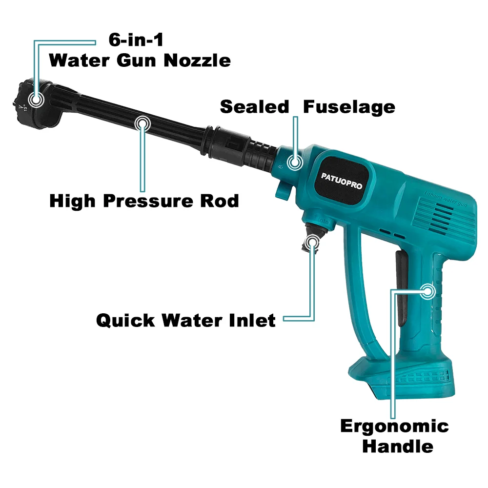 Cordless Car Washing Gun High  - مراجعة Car Shampoo Ph وسعره