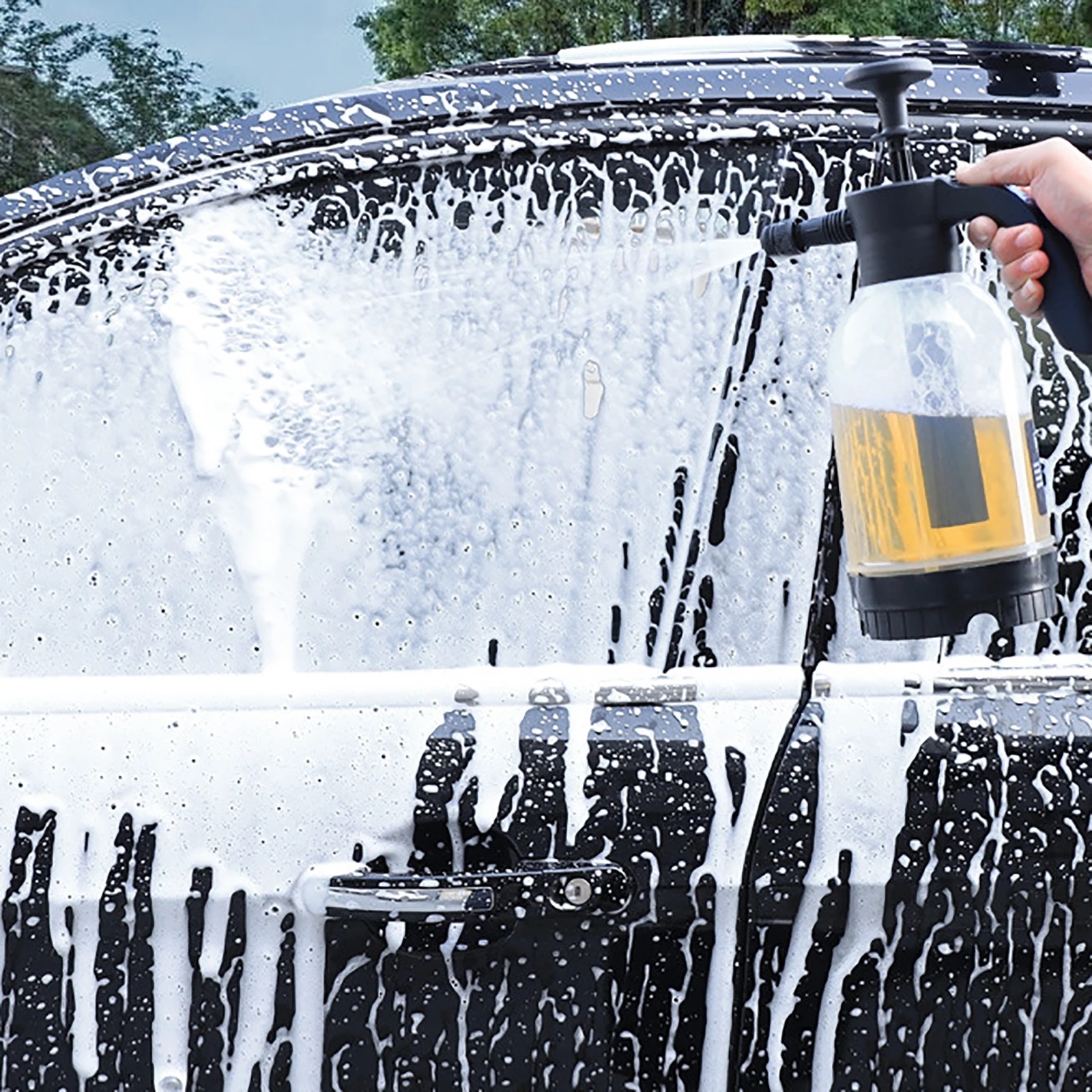 2L Hand Pump Foam Sprayer Hand - مراجعة Foam Cannon Car Wash وسعره