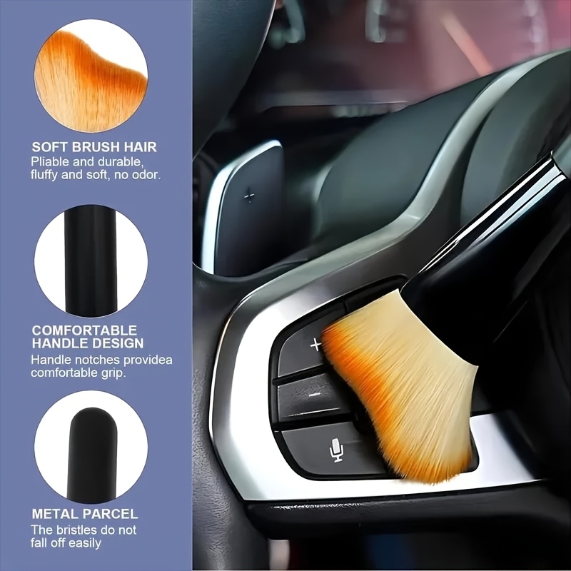 Long Short Car Cleaning Brush  - مراجعة Interior Detailing Kit وسعره