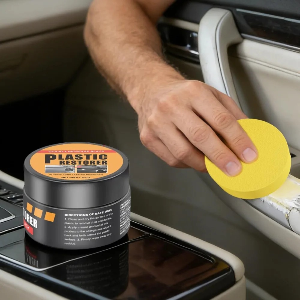 Leather Restorer And Black Pla - مراجعة Leather Cleaner Interior وسعره