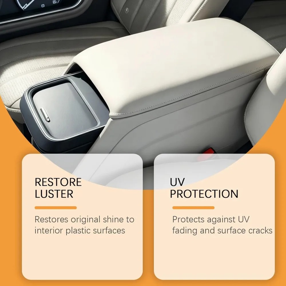 Leather Restorer And Black Pla - مراجعة Leather Cleaner Interior وسعره