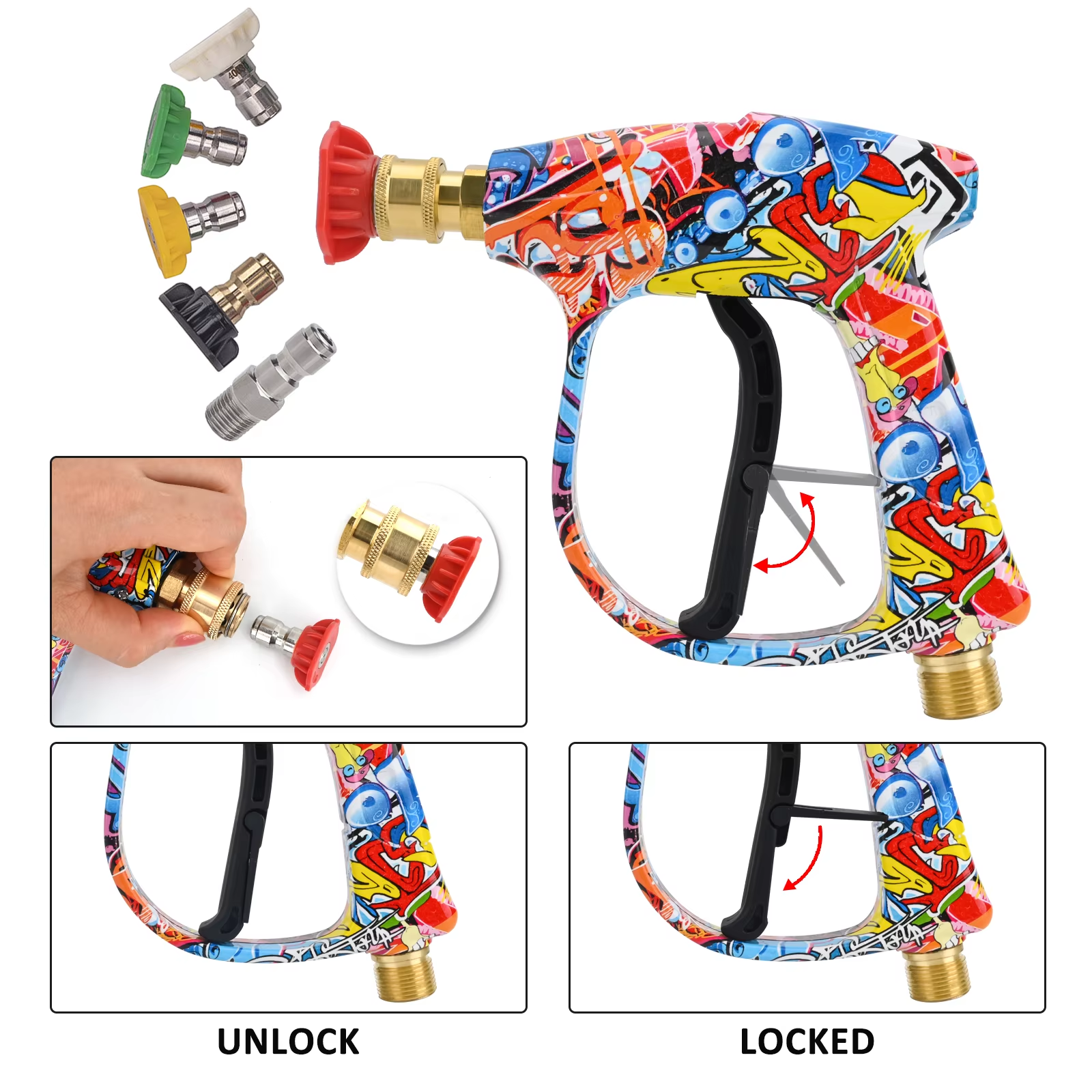 Pressure Washer Water Gun for  - مراجعة Foam Cannon Car Wash وسعره