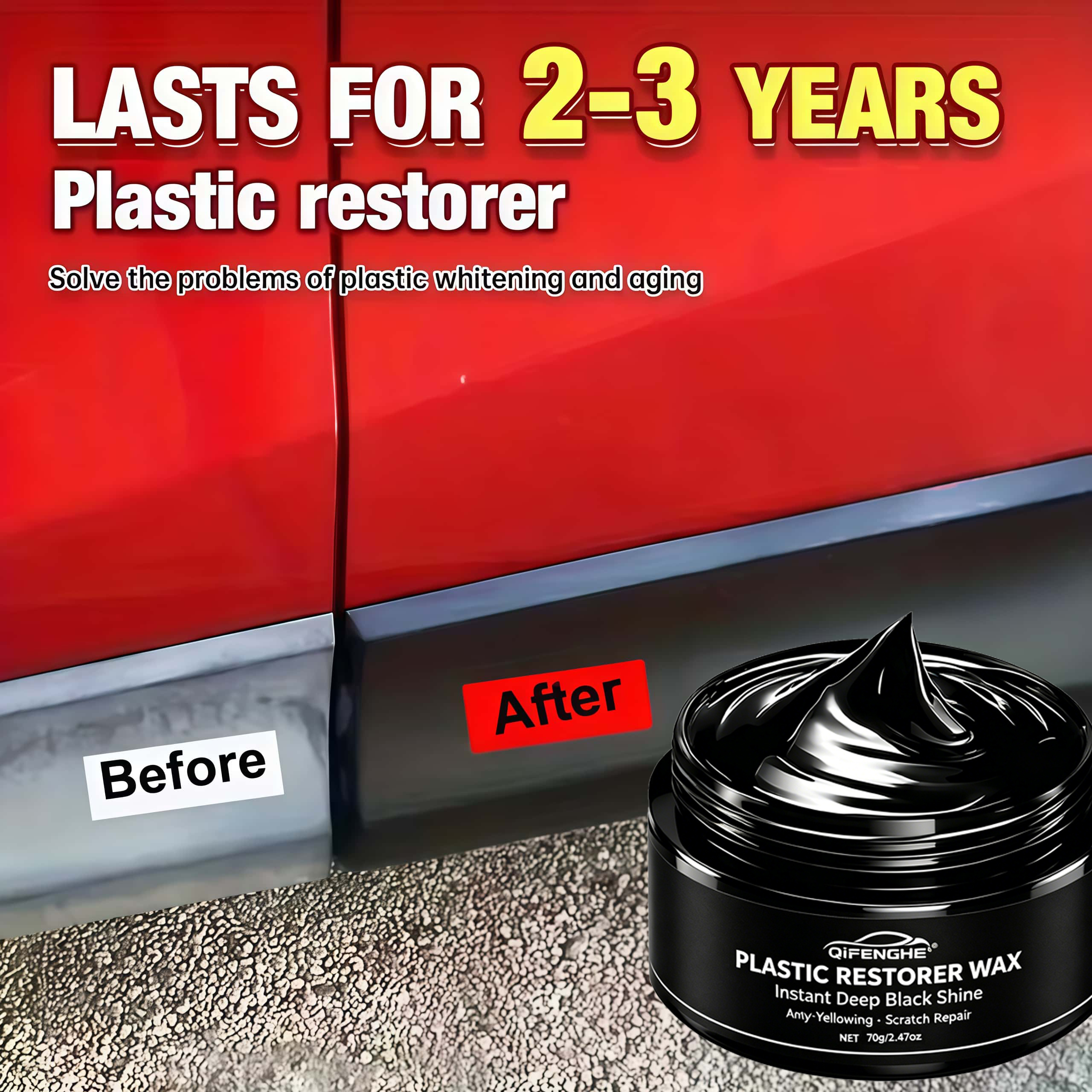 Plastic Coating Renewal Wax Ca - مراجعة Trim Restorer Plastic وسعره
