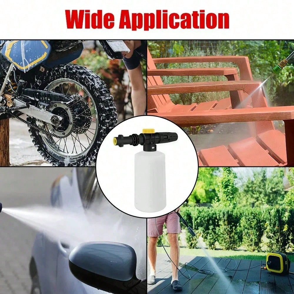 750ML Snow Foam Lance, Adjusta - مراجعة Foam Cannon Car Wash وسعره