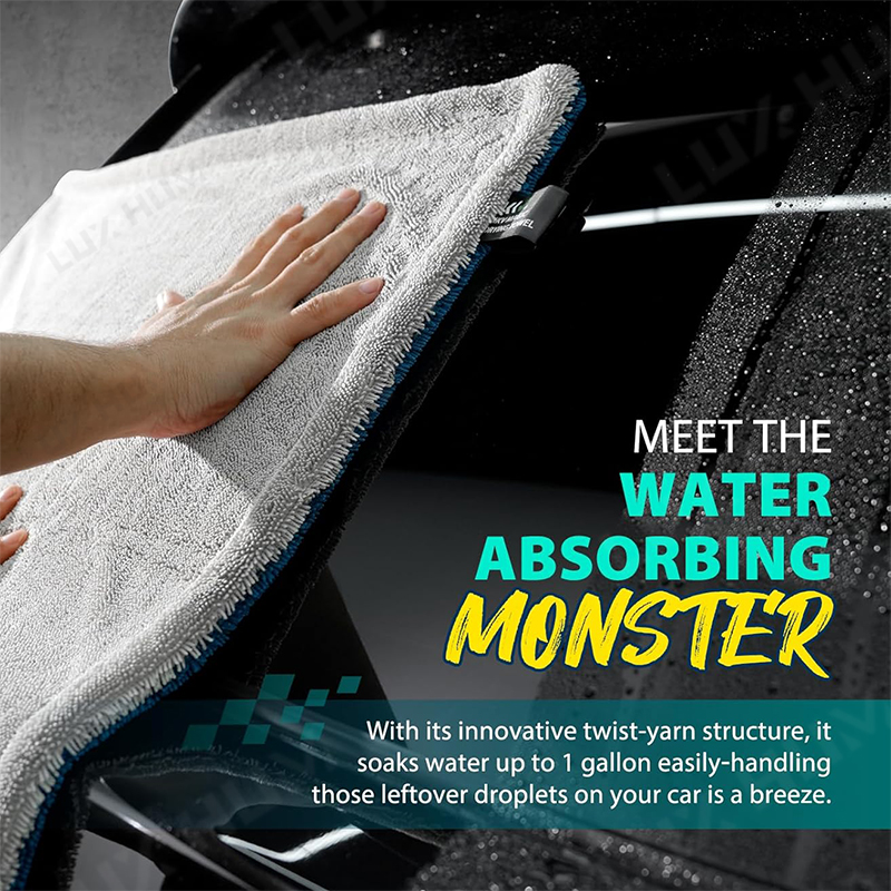 1400GSM Thick Car Drying Towel - مراجعة Interior Detailing Kit وسعره