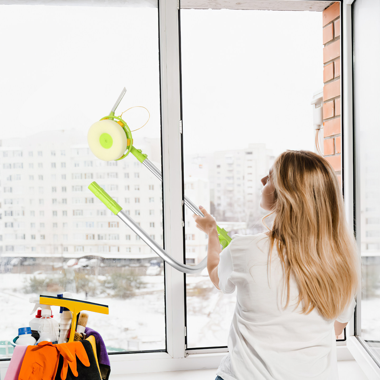 Telescopic Window Cleaner Wind - مراجعة Glass Cleaner Streak وسعره