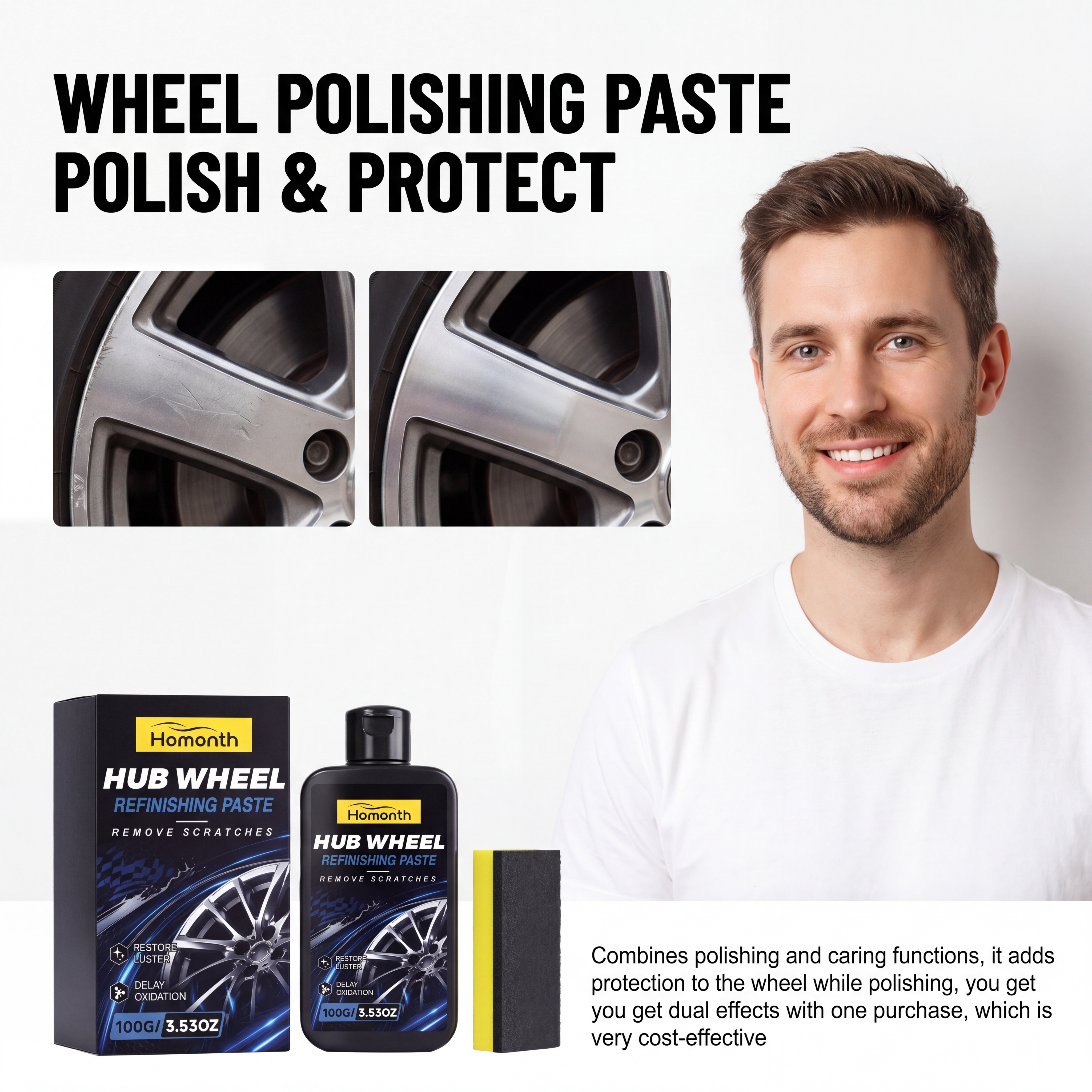 Wheel Polish Paste Scratch Rem - مراجعة Wheel Cleaner Alloy وسعره