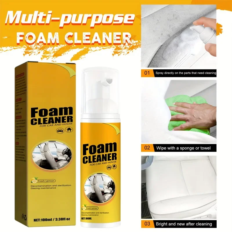 Multi functional foam cleaner  - مراجعة Leather Cleaner Interior وسعره