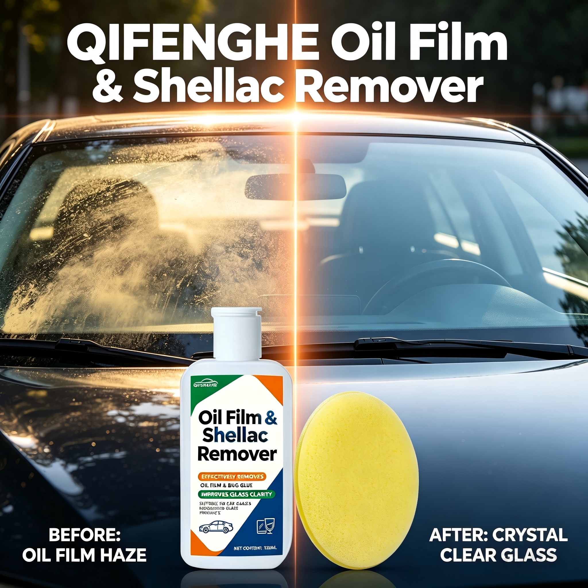 120ML Car Windshield Oil Film  - مراجعة Glass Cleaner Streak وسعره